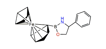 2-Amino-2-phenylethanol ferrocenylboronate